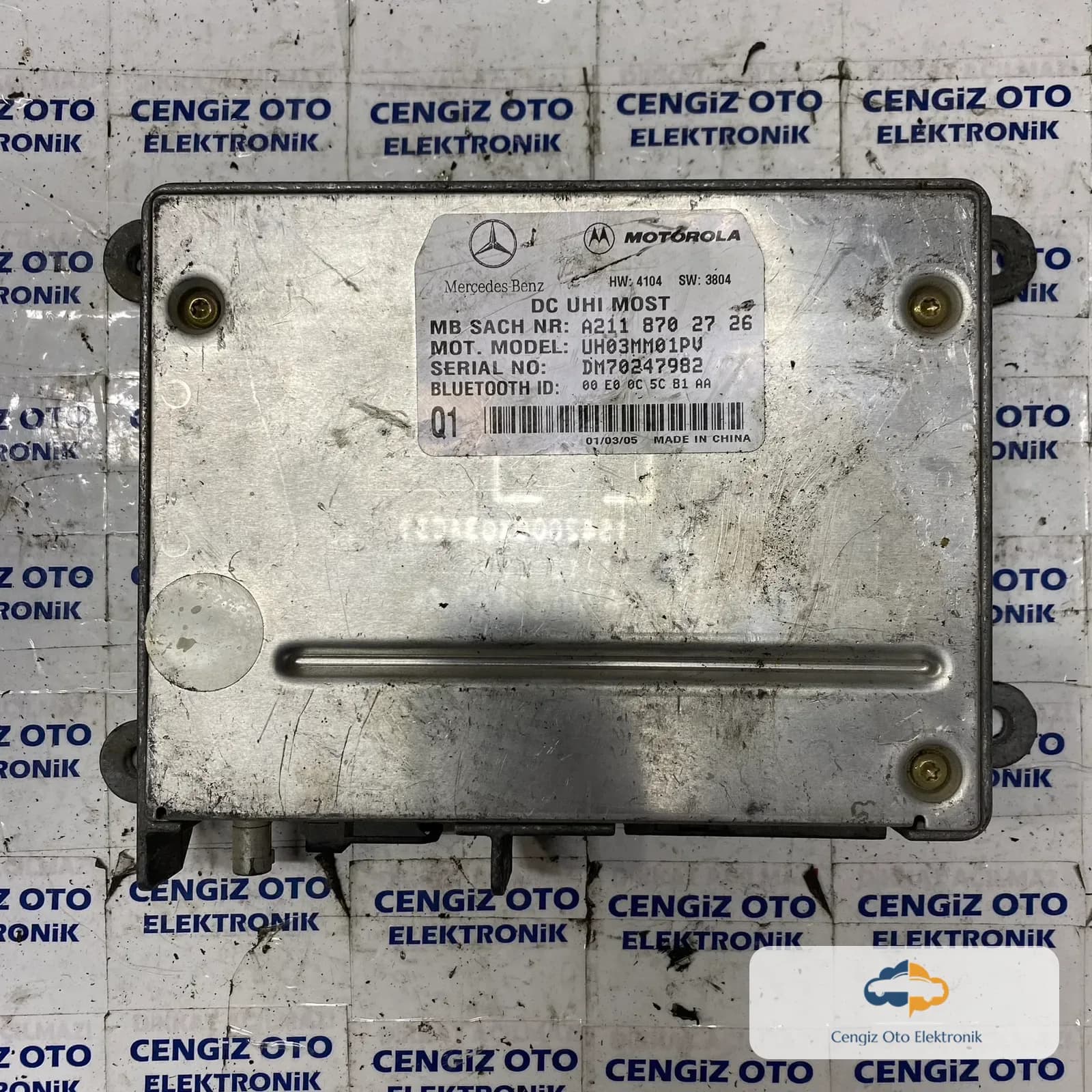 Mercedes Motor Beyini - A2118702726 - A211 870 27 26