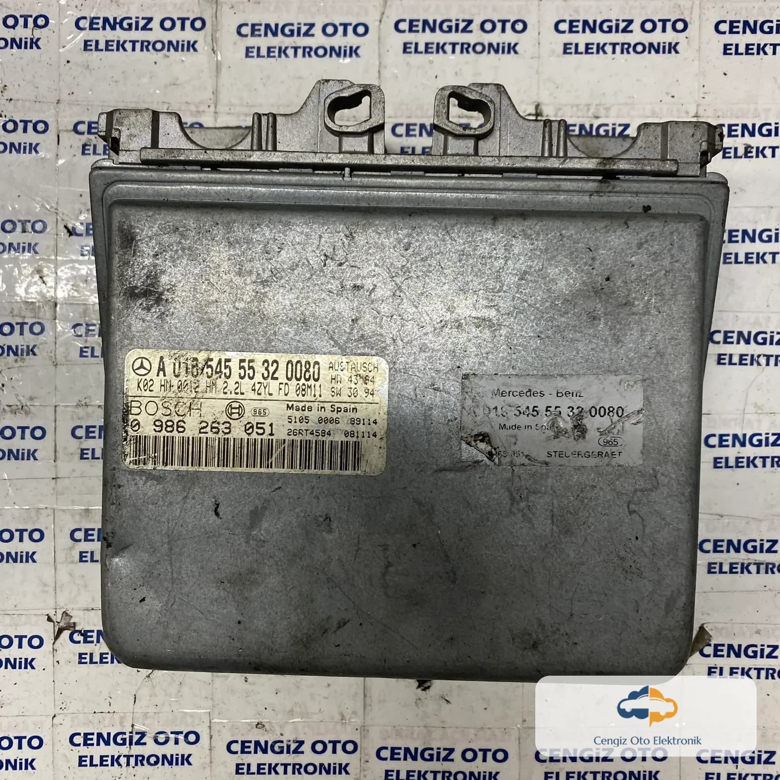 Mercedes Motor Beyini - 0986263051 - 0 986 263 051 - A01854555320080 - A 018 545 55 32 0080