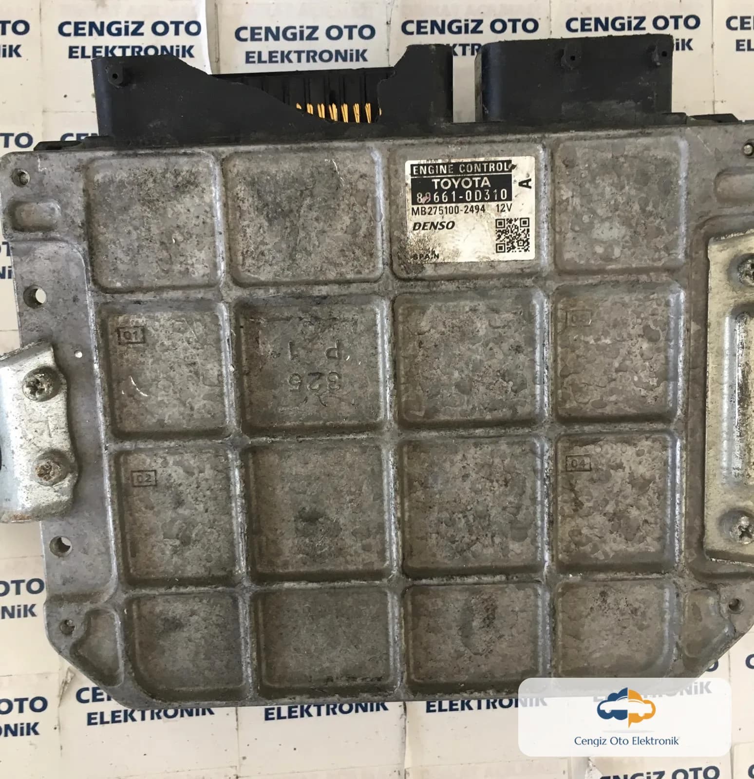 Toyota Yaris 1.3 Motor Beyini Denso - 896610D310 - 896610D310 - MB2751002494 - MB275100-2494