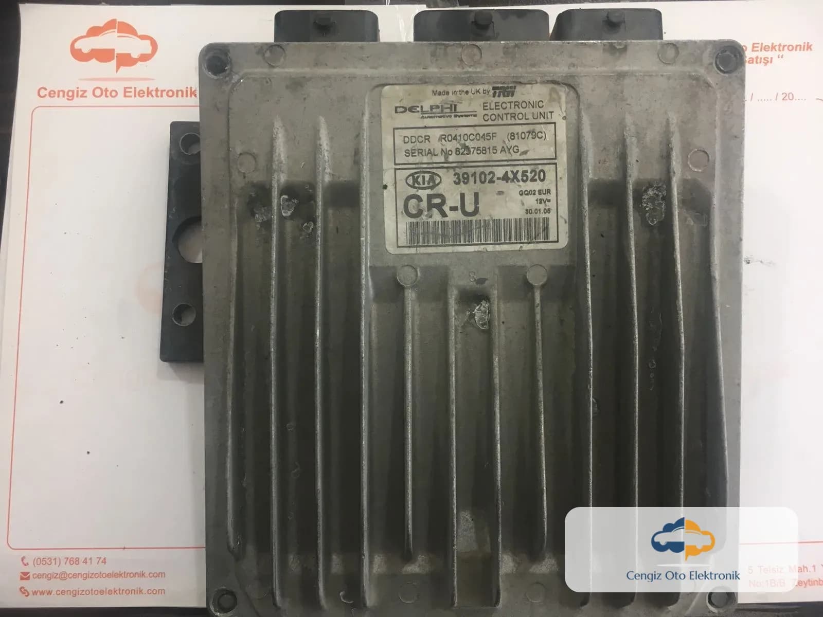 Kia Carnival 2.9 Motor Beyini DDCR - R0410C045F - 39102 -4X520