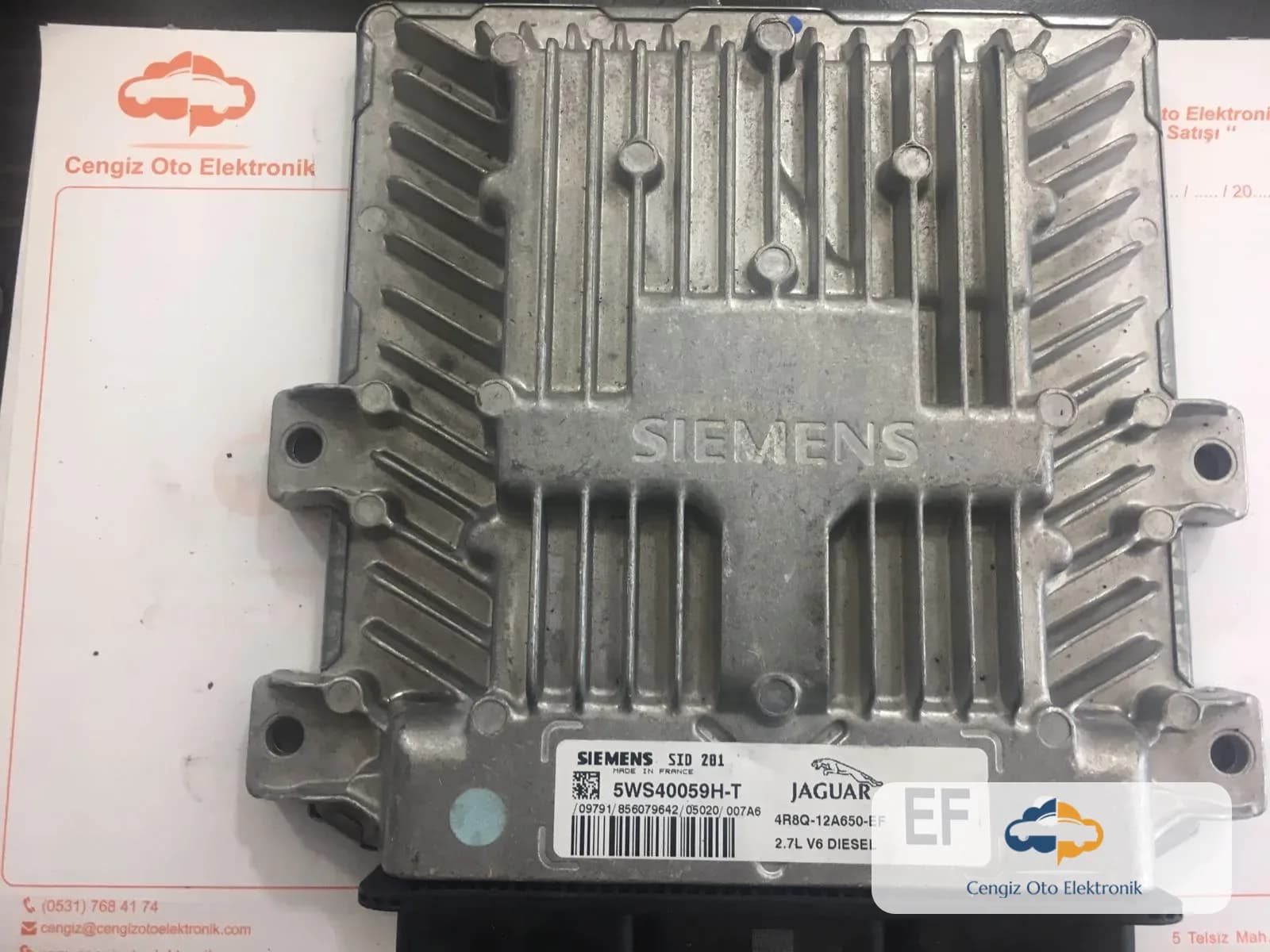 Jaguar S Type 2.7 Motor Beyini - 5WS40059H-T - SID201