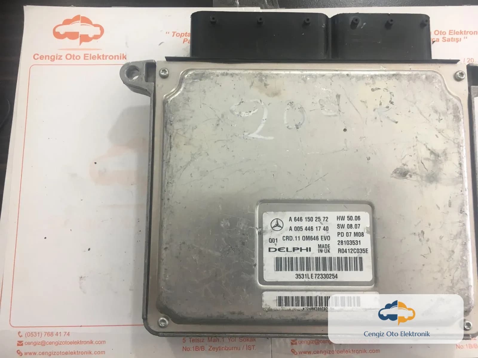 Mercedes C-Class Motor Beyini - A6461502572 - A0054461740