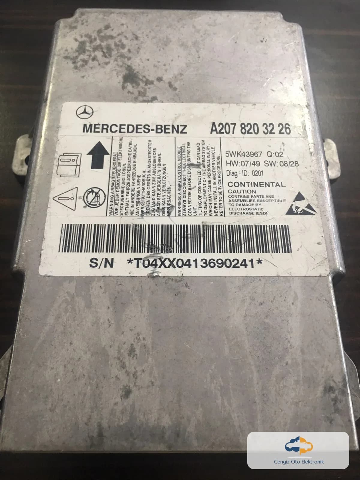 Mercedes E Class - A2078203226 - 5WK43967