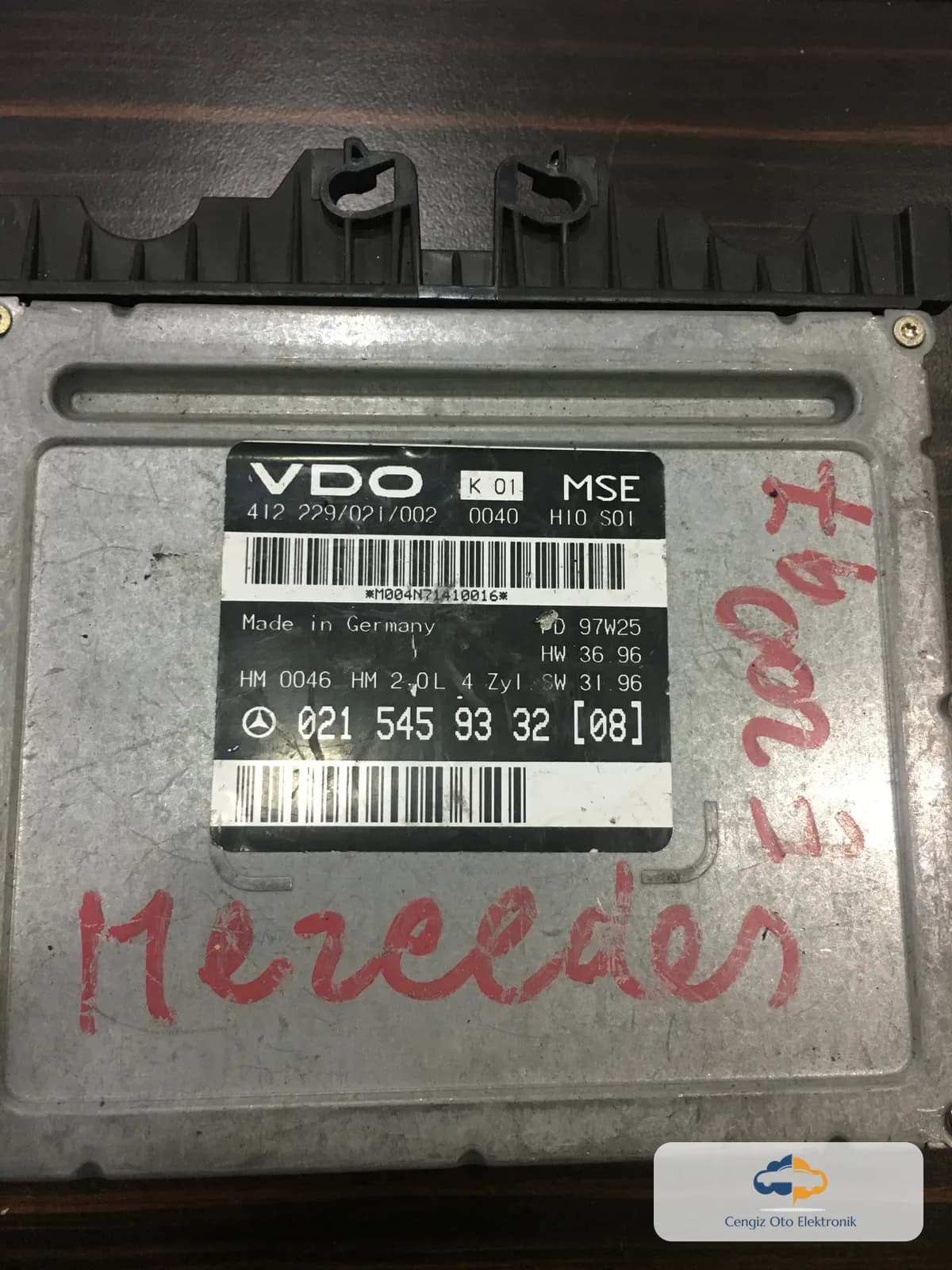 Mercedes e200 w210 Motor Beyini - 0215459332 - 412229021002