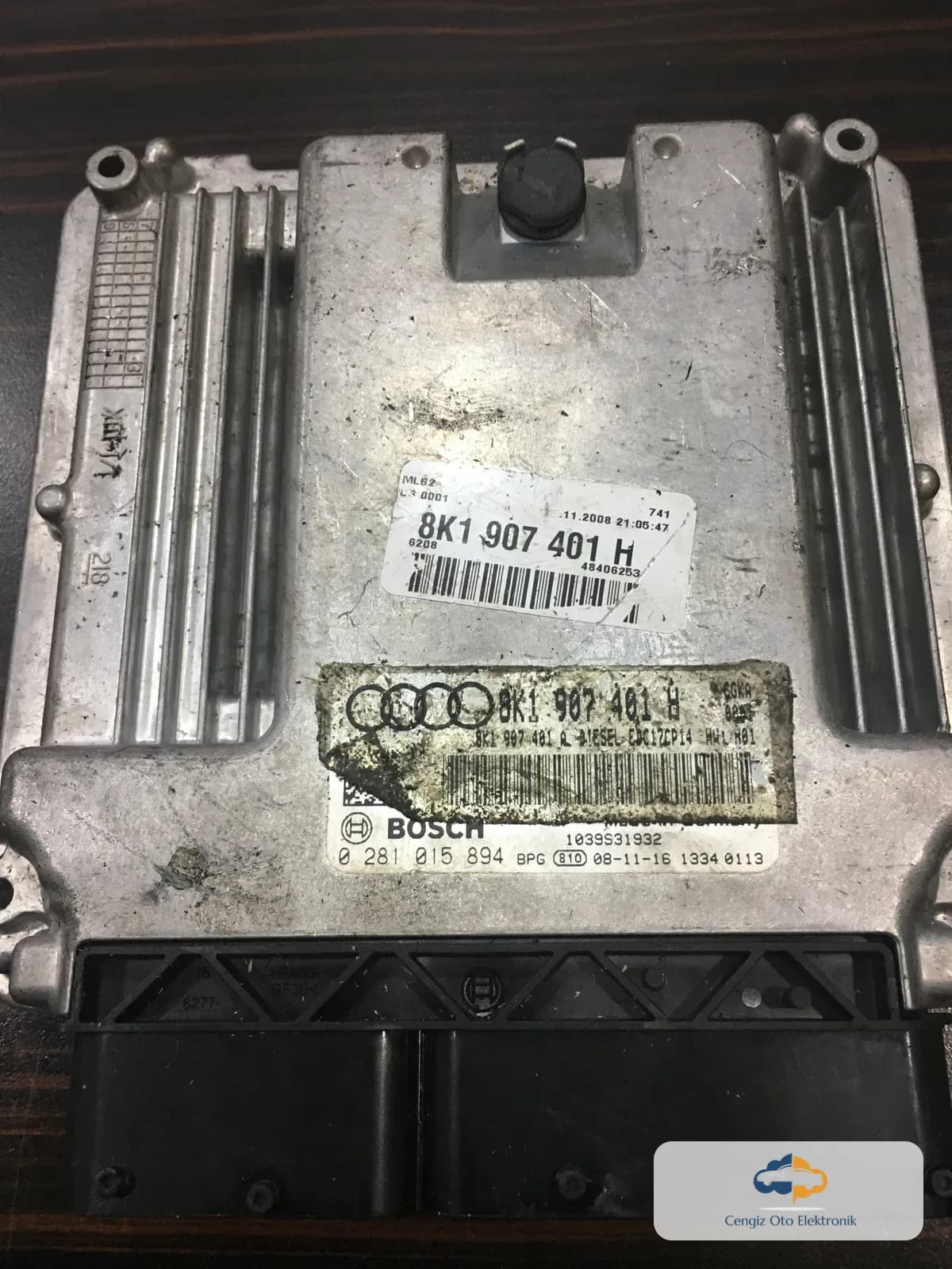 Audi 2.7 Motor Beyini - 0281015894 - 8K1907401H