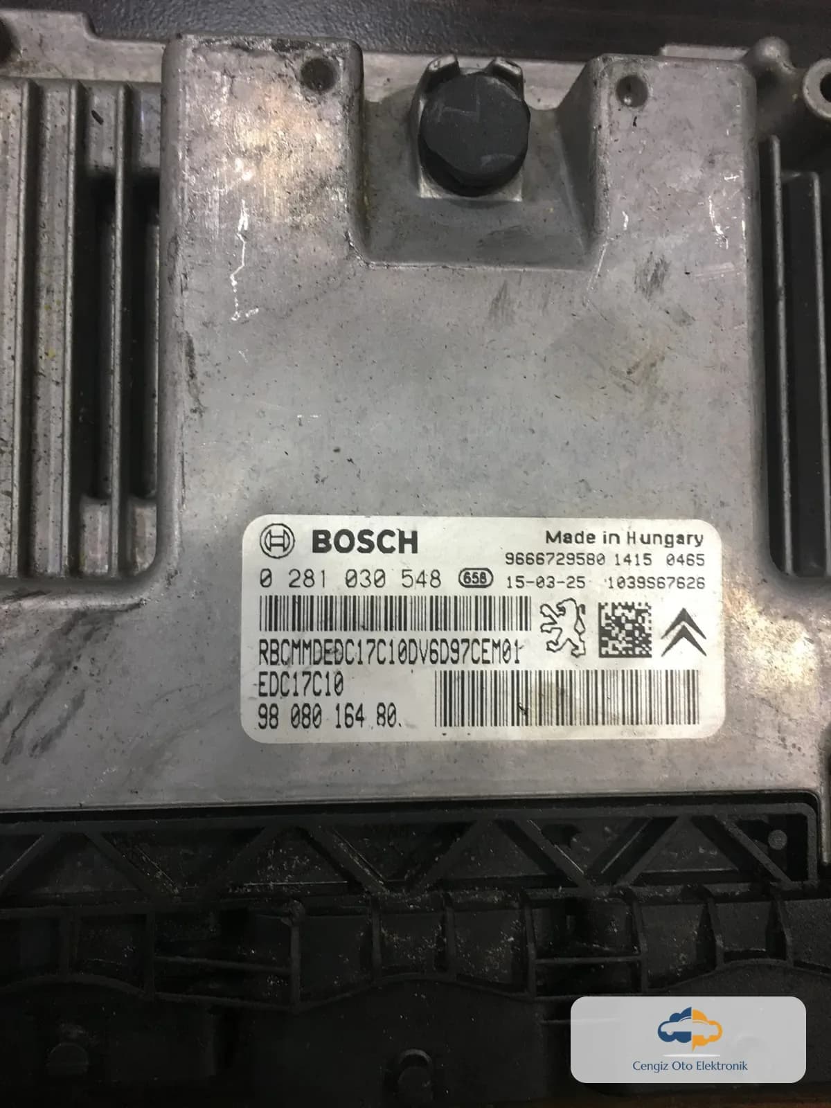 Citroen Motor Beyini - EDC17C10 - 0281030548 - 9608016480