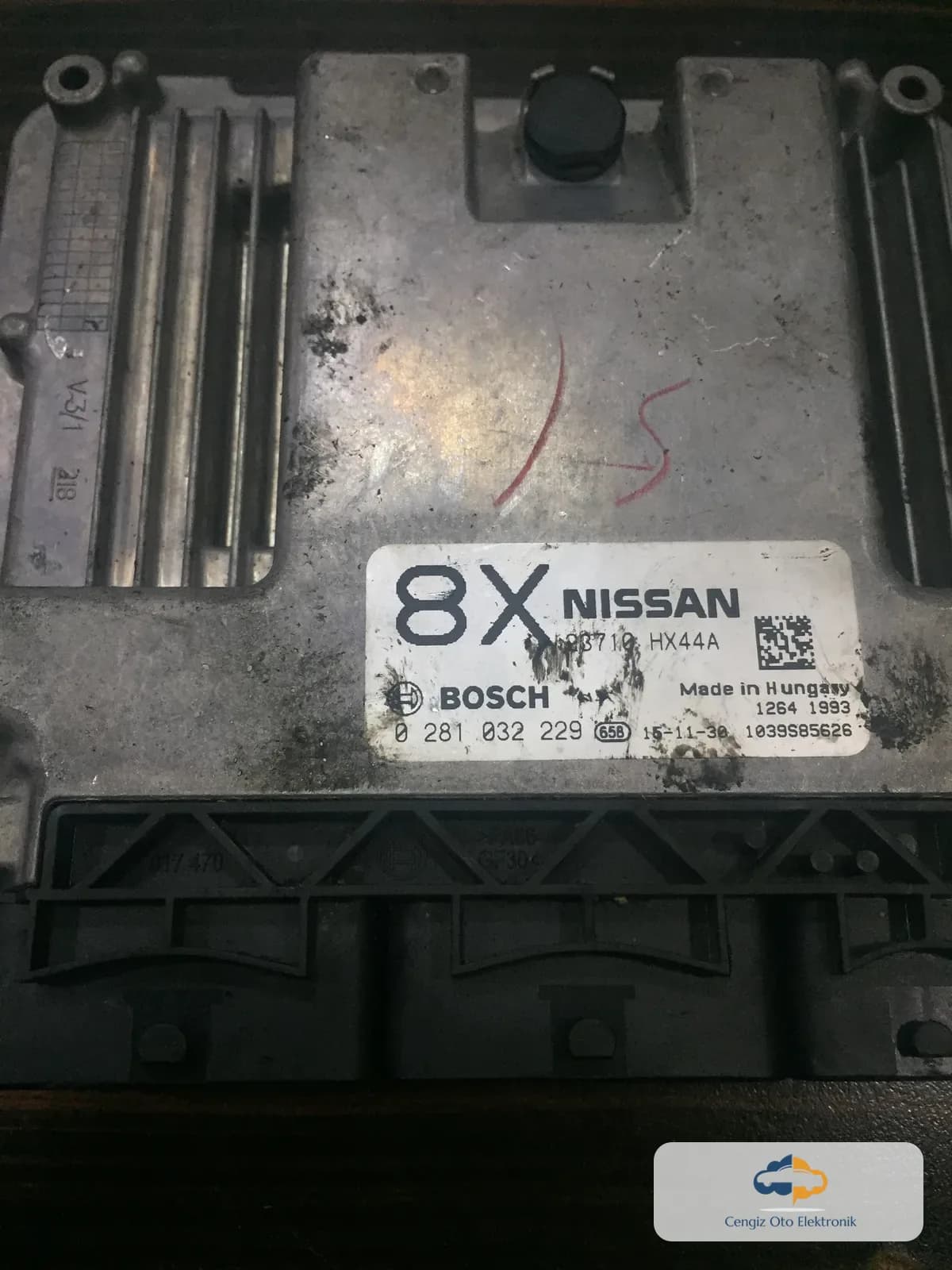 Nissan Qashqai 1.6 Motor Beyini - 0281032229 - 23710 - HX44A