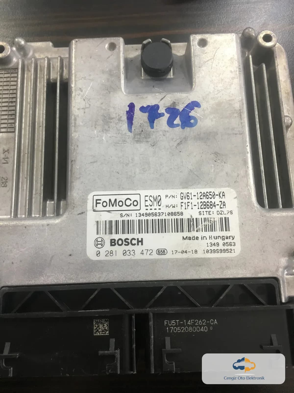 Ford Motor Beyini - 0281033472 - GV61-12A650-KA