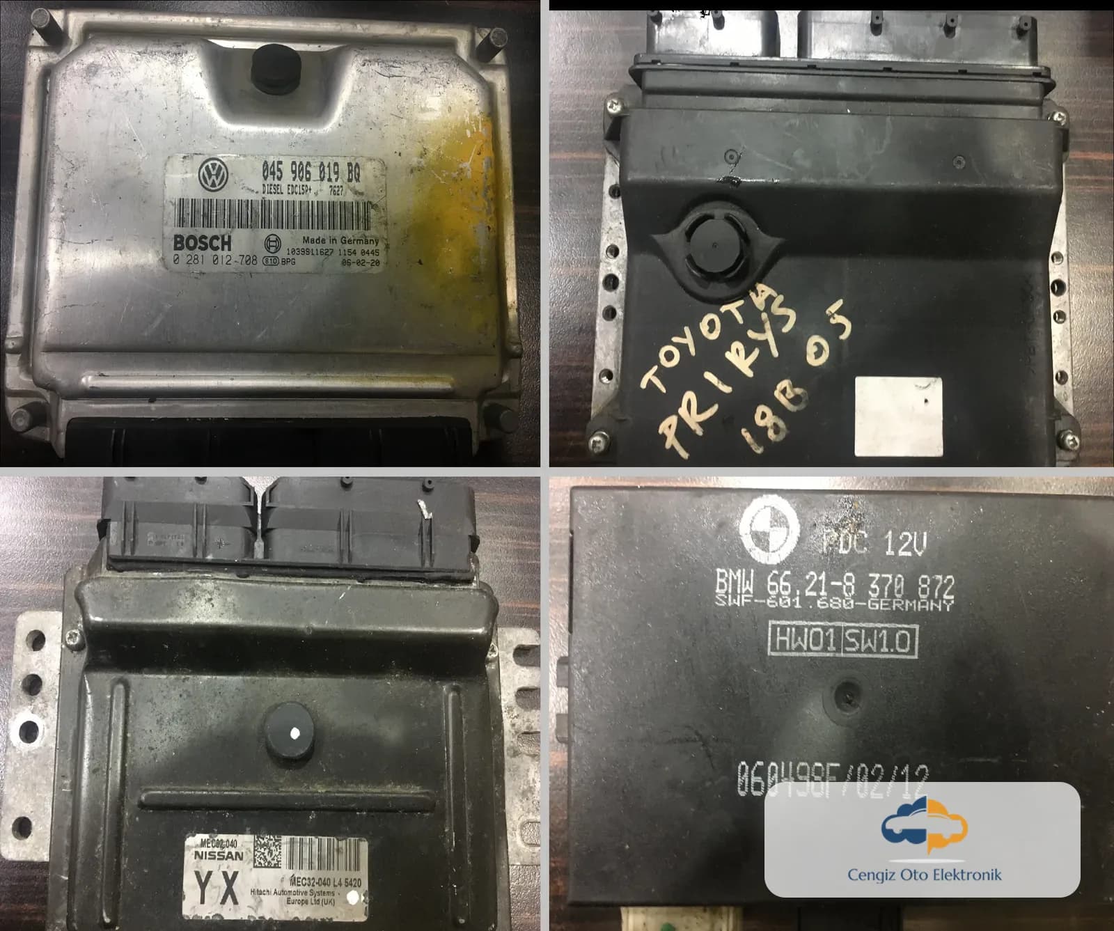 Citroën / Peugeot Citroën Saxo, Peugeot 106 Motor Beyini (ECU / Motor Kontrol Ünitesi) - 96 300 598 80 - 0 281 001 839