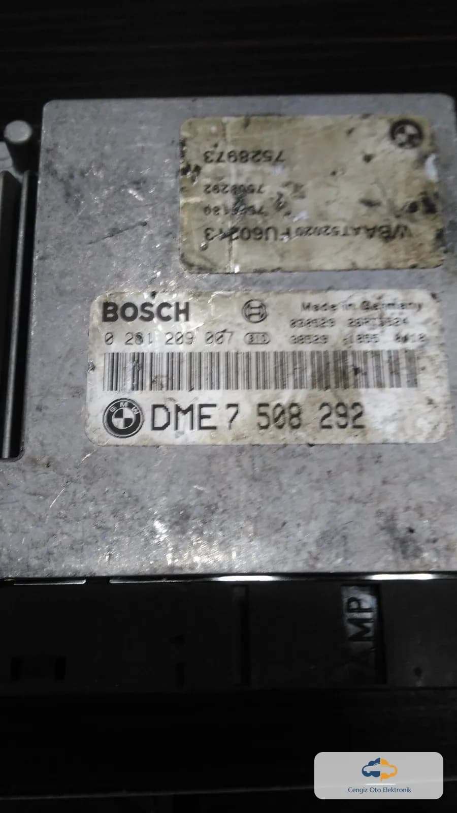 Bmw BMW 3 Serisi (E46) Motor Beyni / Motor Kontrol Ünitesi (ECU / DME) - DME7508292 - 0 261 209 007 - 12147508292