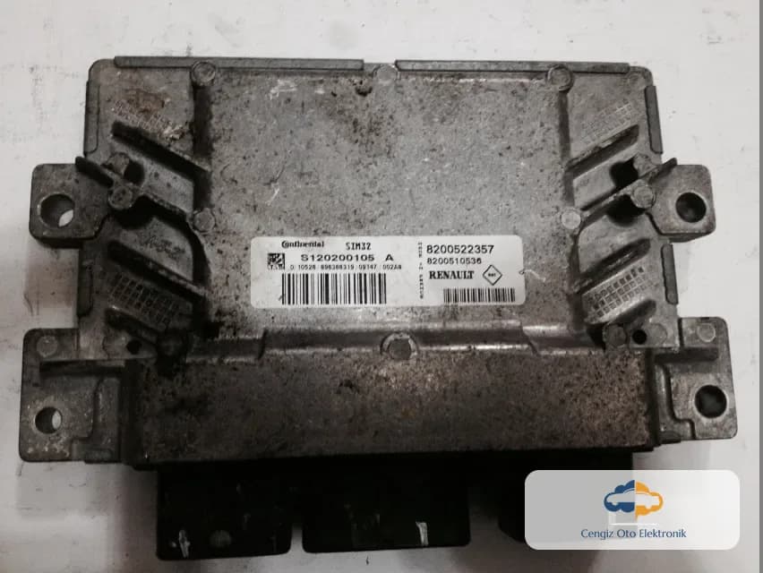 Renault Renault Clio III (Kasa kodu: BR0/1, CR0/1 / Mk3) Motor Beyini (ECU / Motor Kontrol Ünitesi) - 8200522357