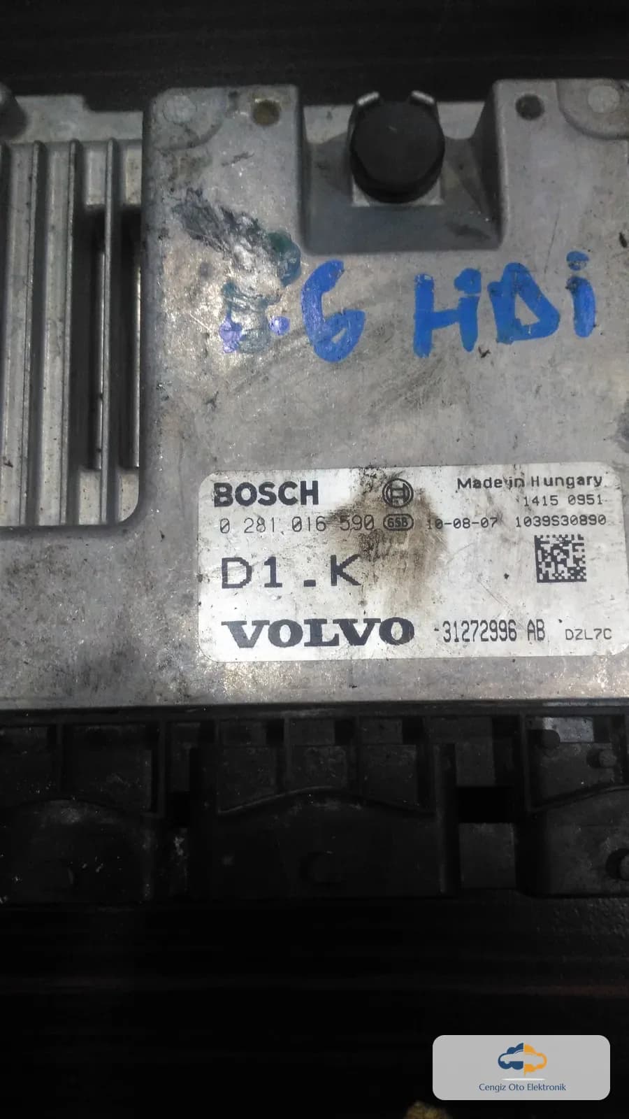 Volvo Volvo Motor Beyni / Motor Kontrol Ünitesi (ECU / ECM) - 31272996AB - 0 281 016 590 - 31272996