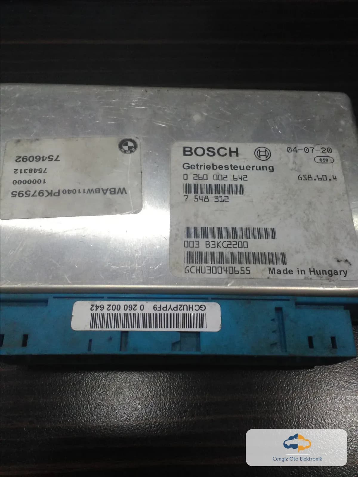 Bmw BMW 3 Serisi (E46), BMW 5 Serisi (E39), BMW Z4 (E85) Otomatik Şanzıman Beyni / EGS Kontrol Modülü (TCM / TCU)