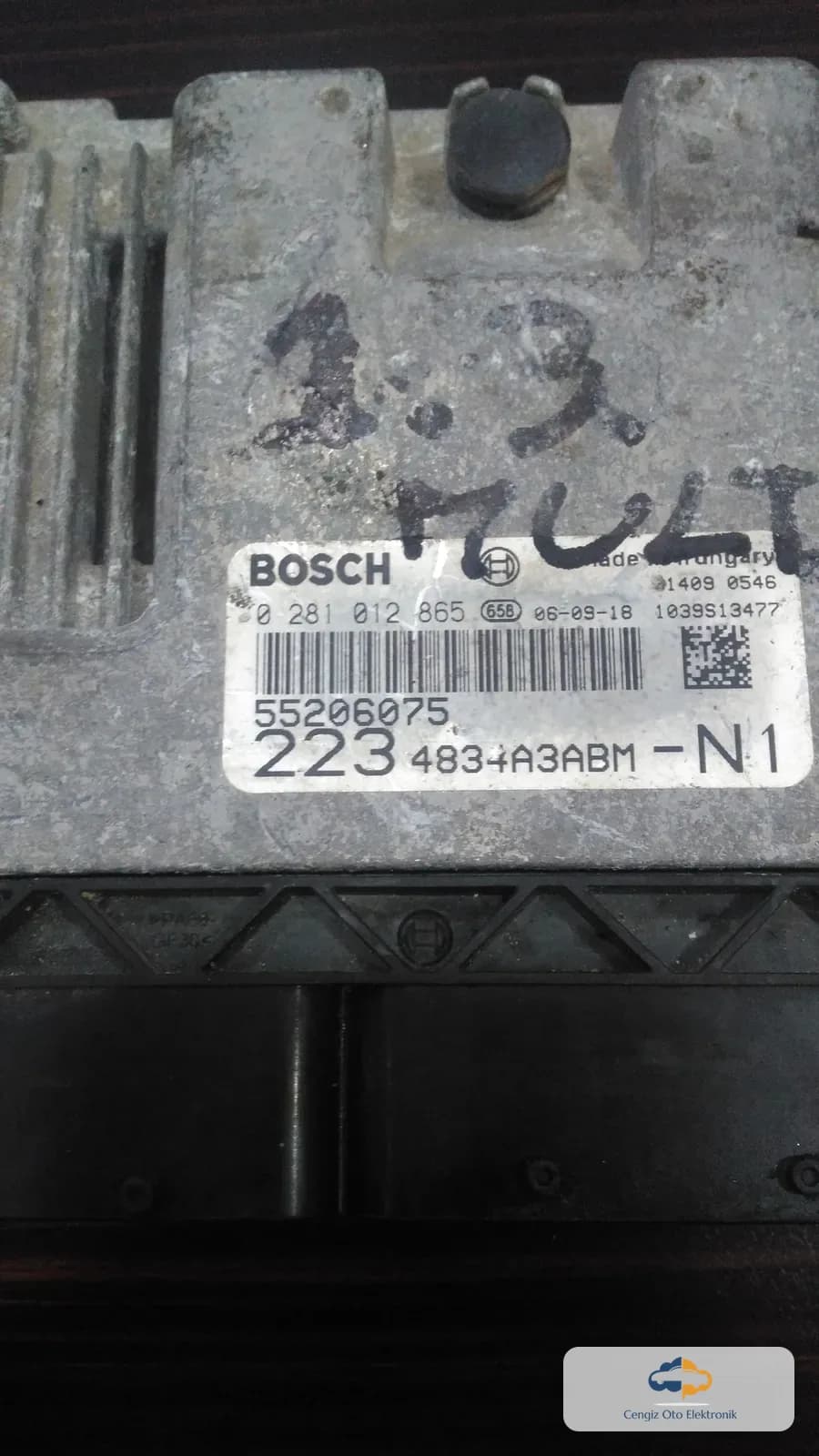 Fiat Fiat Doblò I (Typ 119 / 223) 1.9 JTD / MultiJet Motor Beyini (ECU / Engine Control Unit) - 55206075 - 0 281 012 865