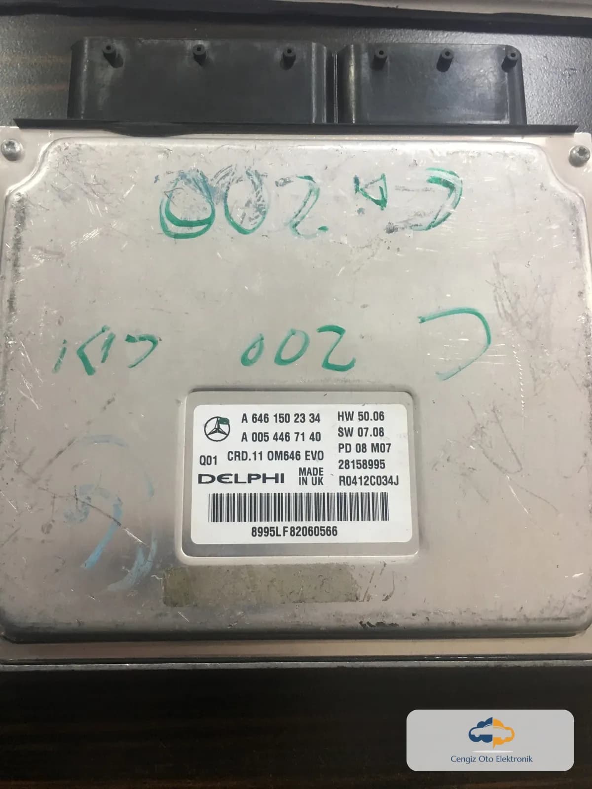 Mercedes C200 W204 Motor Beyini - A6461502334 - A0054467140