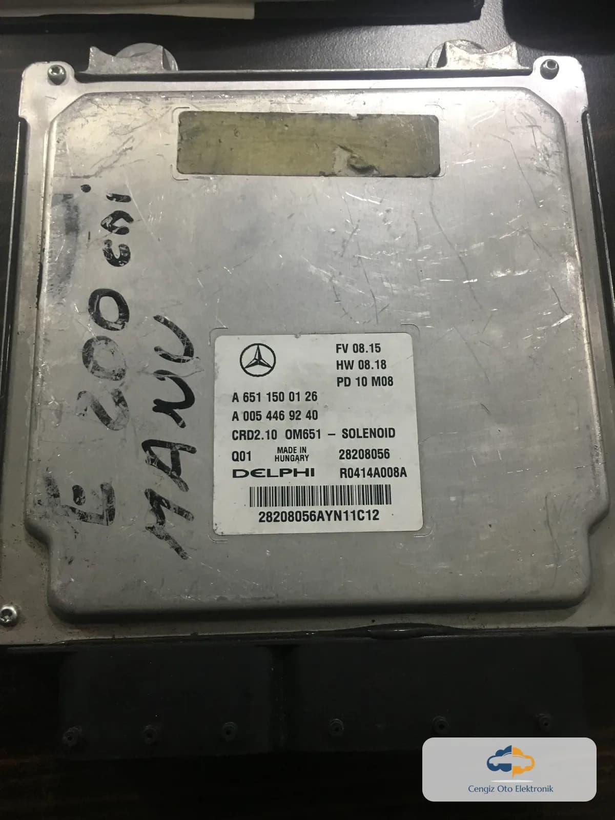 Mercedes C200 Motor Beyini - A6511500126 - A0054469240