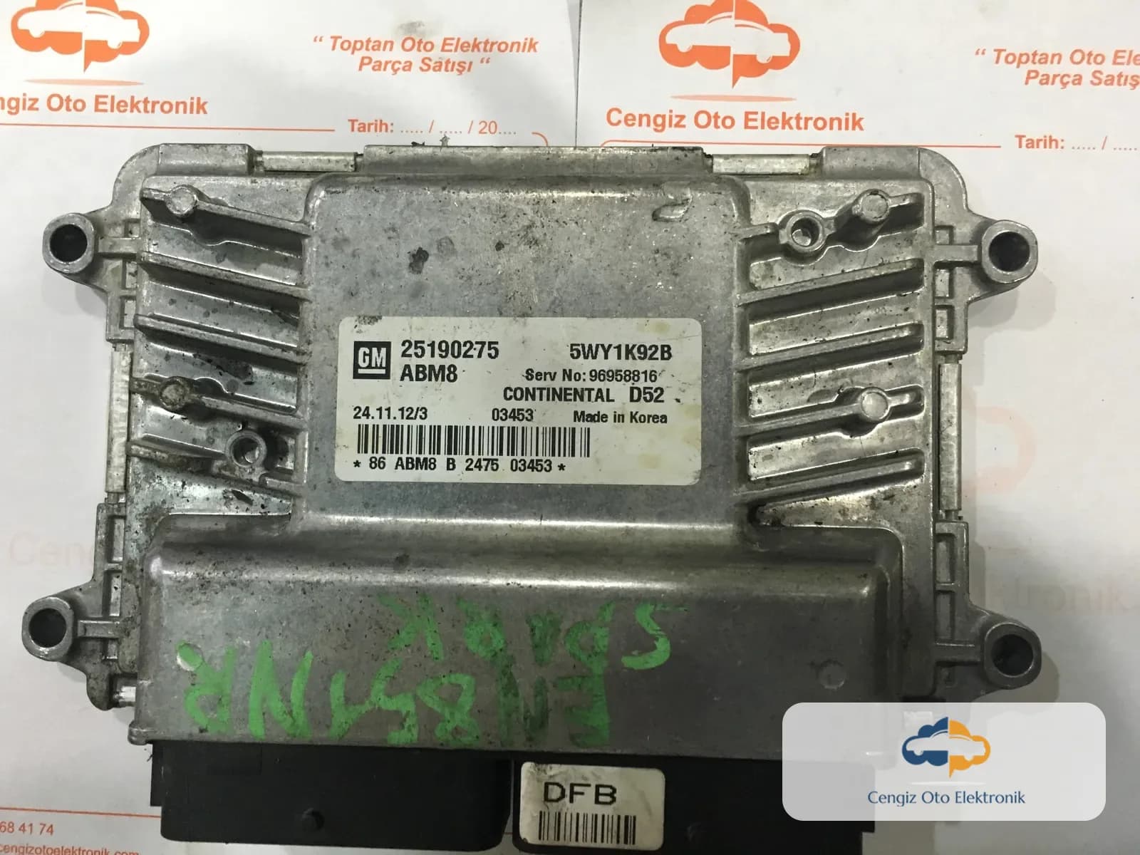 Chevrolet - 25190275 - 5WY1K92B - D52