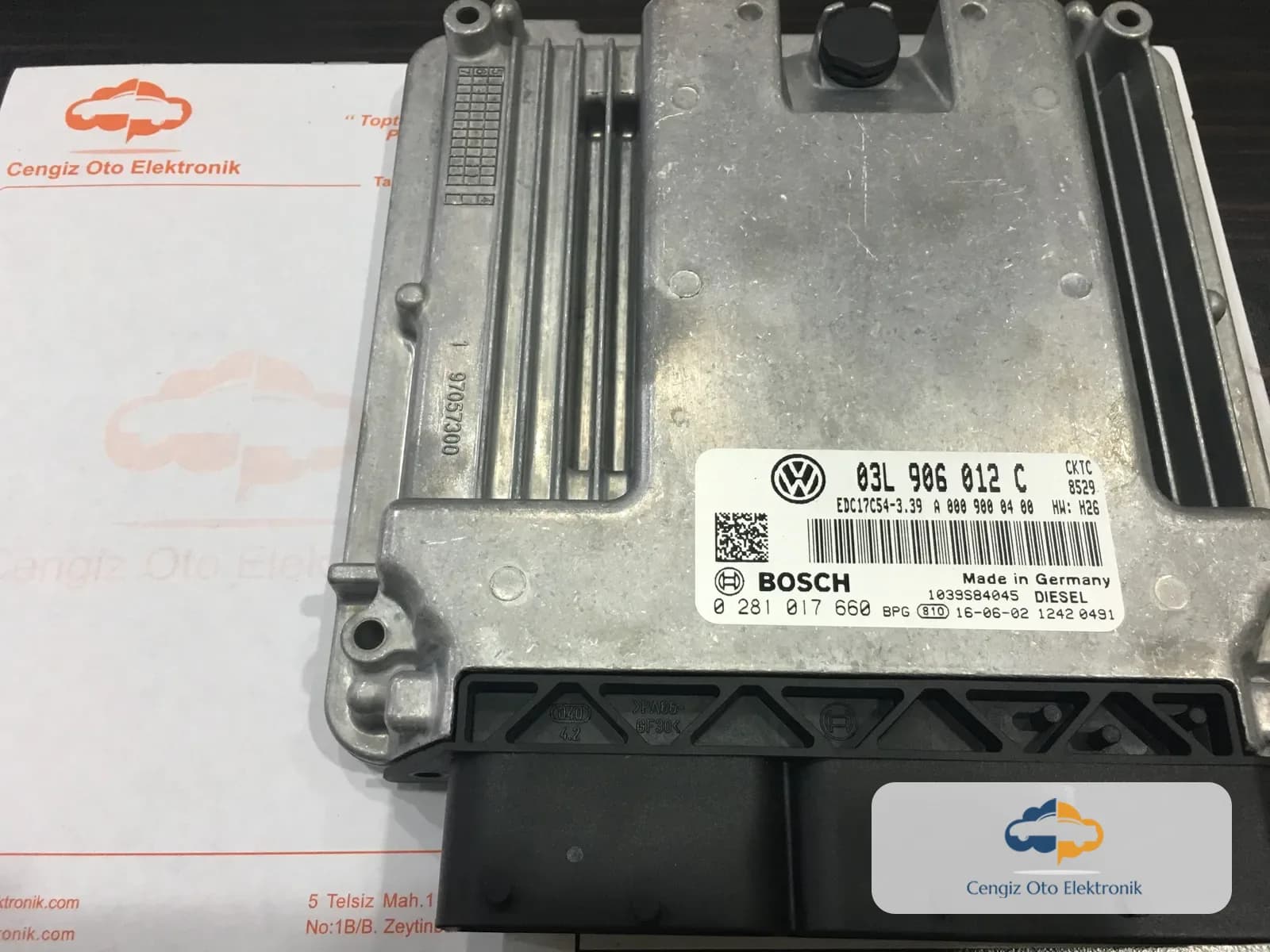 Volkswagen CRAFTER - 0281017660 - 03L906012C - SIFIR BEYİN