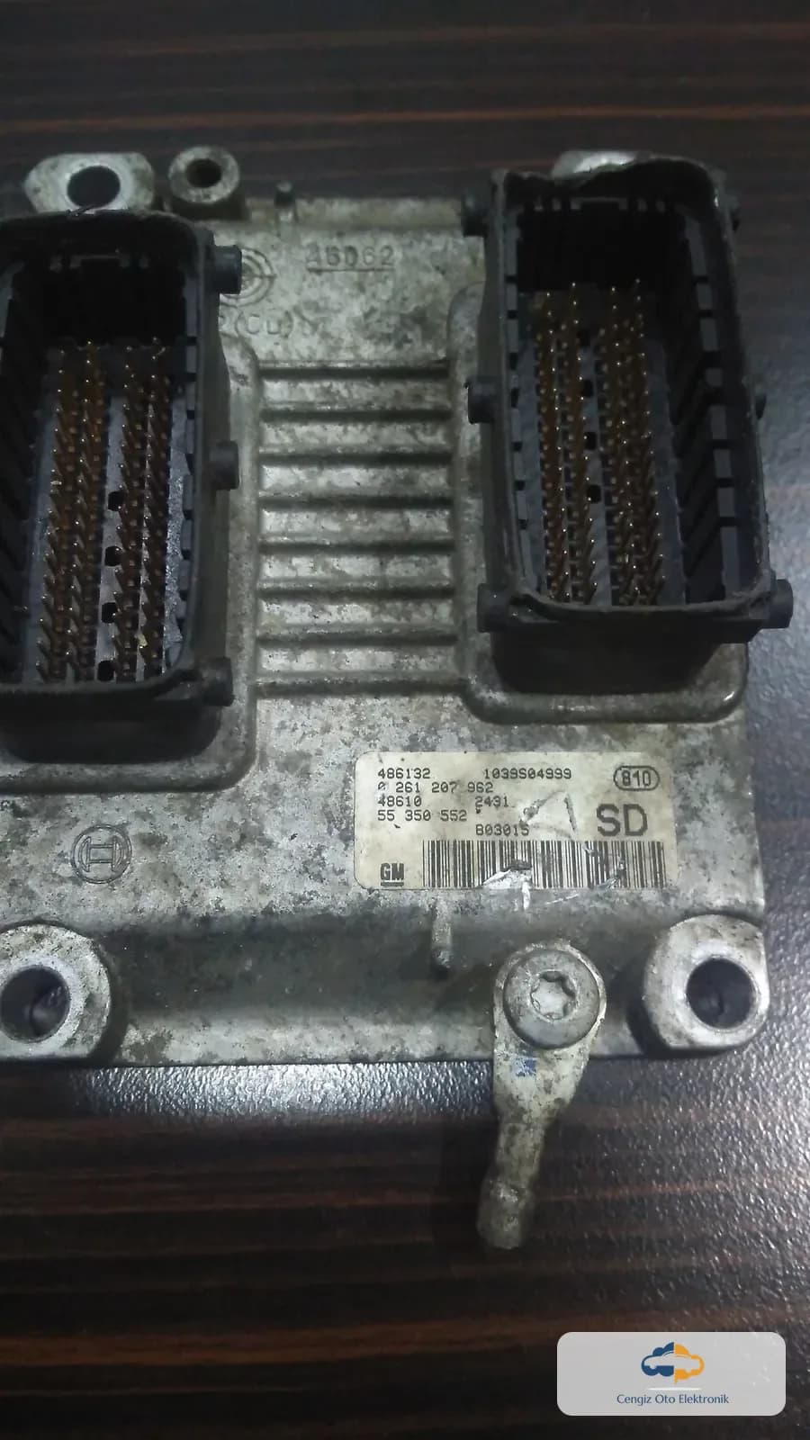 Opel / Vauxhall Corsa C (2001 – 2005) Motor Beyini (ECU / Motor Kontrol Ünitesi) - 1039S04999 - 55350552 - 0 261 207 962