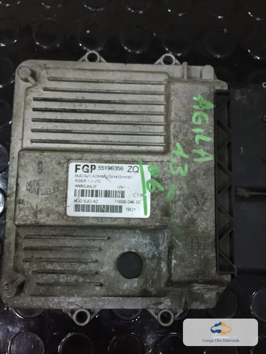 Opel / Vauxhall Opel / Vauxhall Agila A Motor Beyni (ECU / Motor Kontrol Ünitesi) - 55196356 - 55196356 ZQ