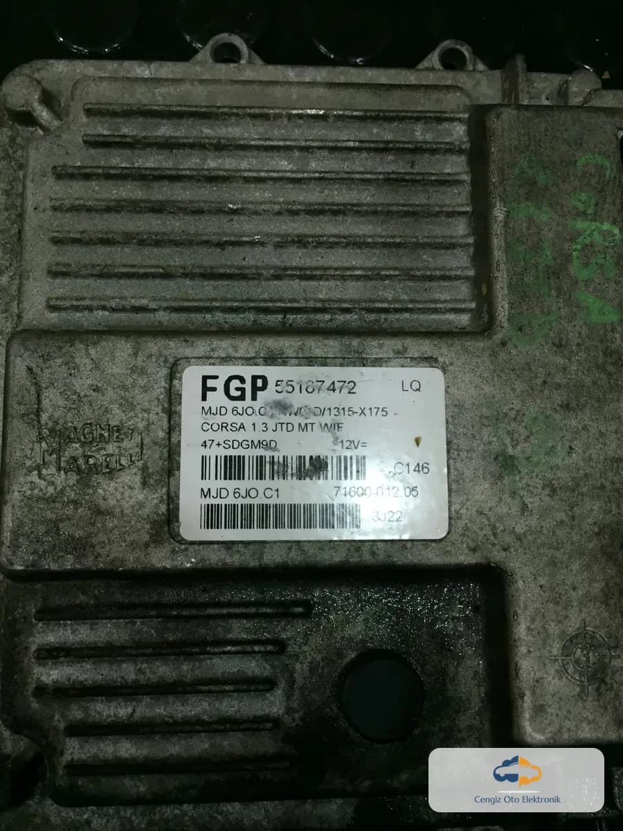 Opel / Vauxhall Opel / Vauxhall (Corsa C, Combo C, Meriva A, Tigra B) 1.3 CDTI Motor Beyni / Motor Kontrol Ünitesi (ECU / ECM)