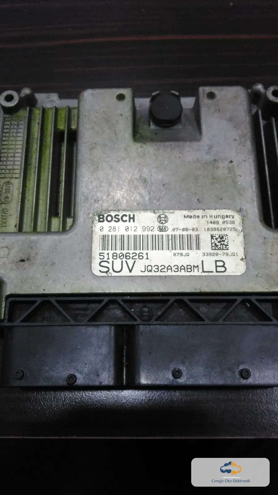 Fiat / Suzuki Fiat Sedici (Tip 189) / Suzuki SX4 (EY / GY) 1.9 DDiS / 1.9 Multijet (JTD) Motor Beyini (ECU - Engine Control Unit / Motor Kontrol Ünitesi)