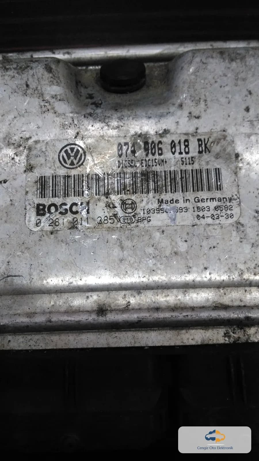 Volkswagen Volkswagen LT II (LT 28, LT 35, LT 46) Motor Beyini / Motor Kontrol Ünitesi (ECU) - 074906018BK - 0281011385