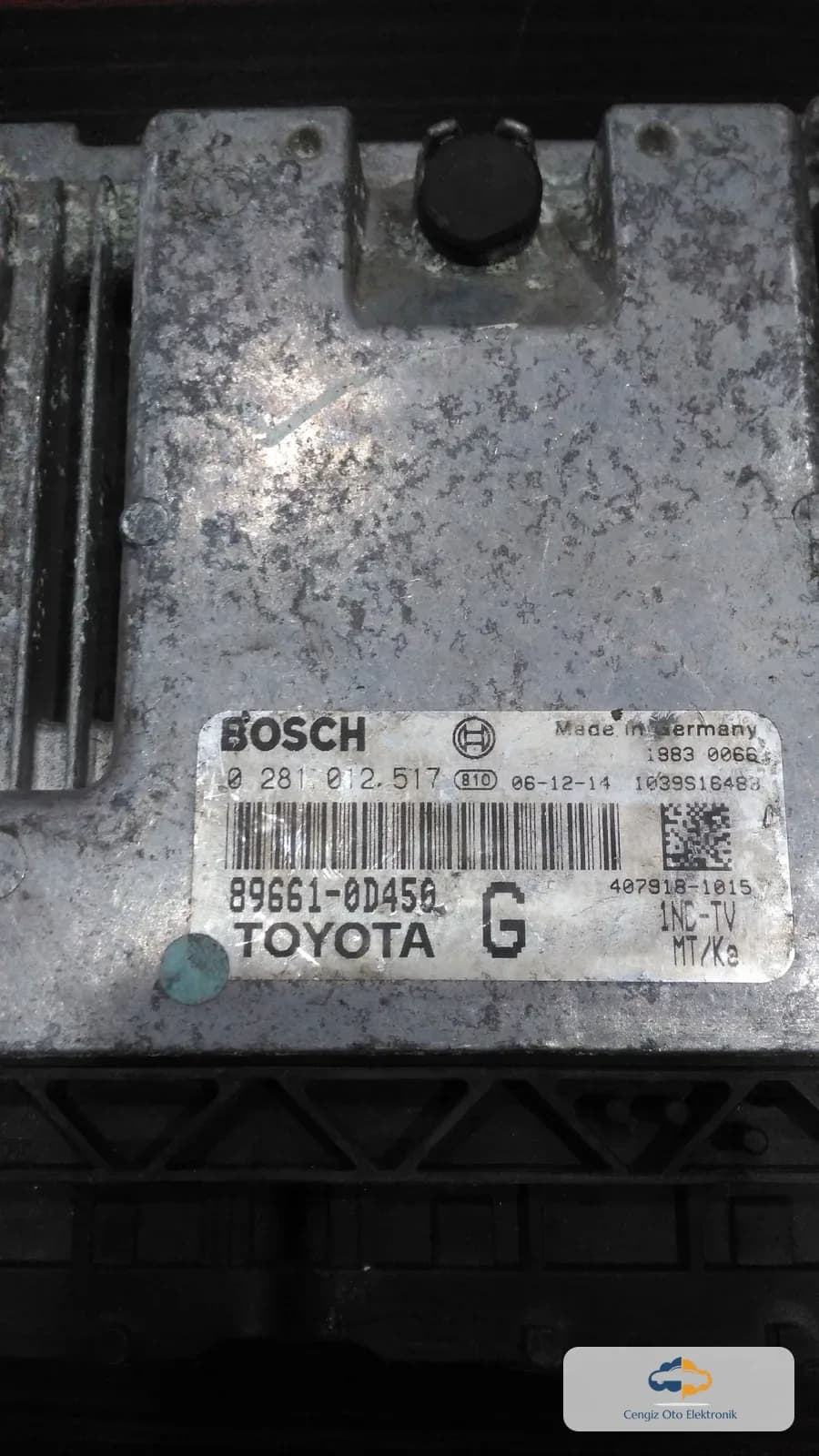 Toyota Toyota Yaris II (MK2 / XP90 kasa) Motor Beyini (ECU / Motor Kontrol Ünitesi) - 89661-0D450 - 0281012517