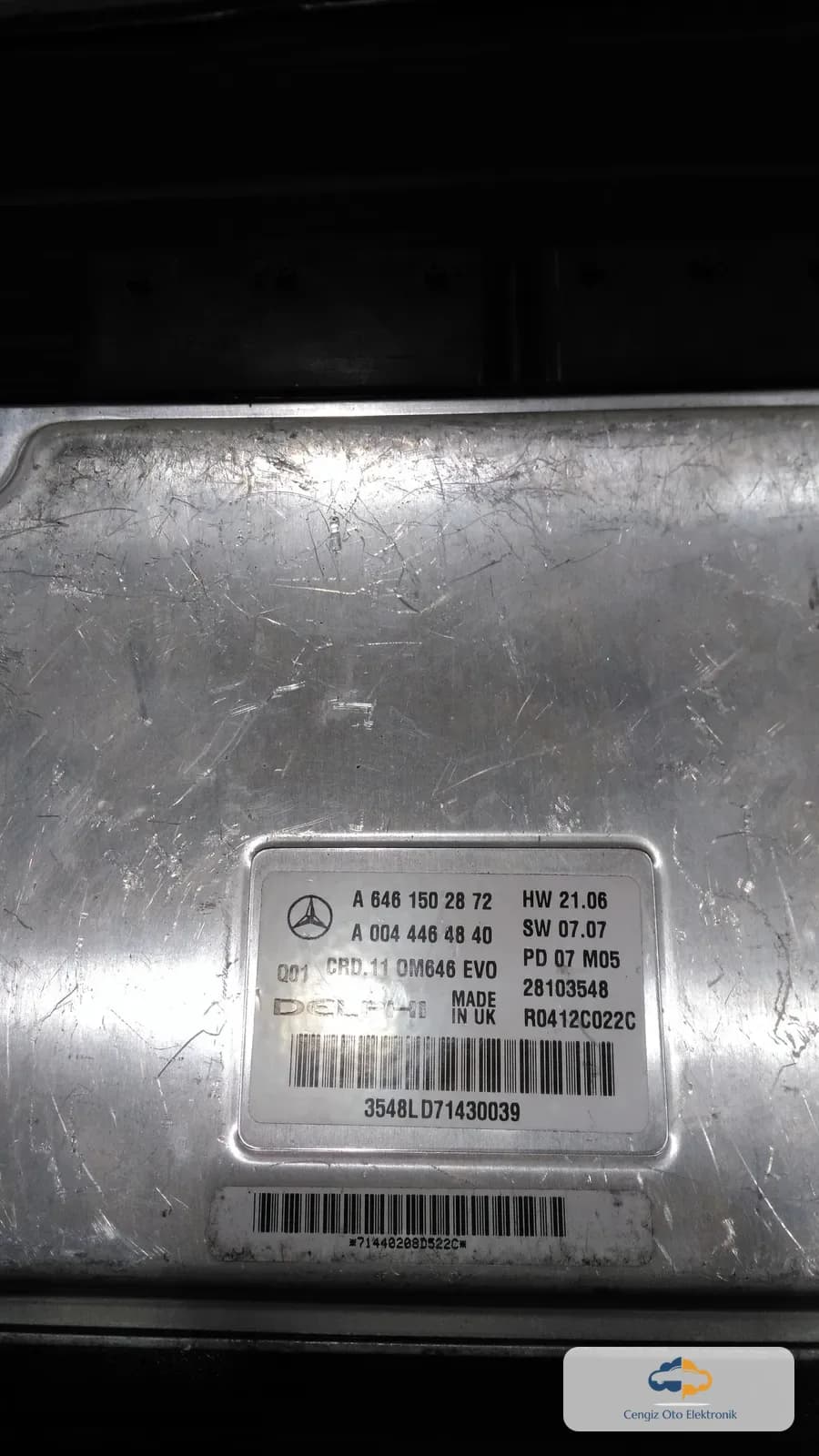 Mercedes-Benz Mercedes-Benz E-Serisi (W211 / S211), C-Serisi (W204 / S204) Motor Beyni / Motor Kontrol Ünitesi (Engine ECU / ECM)