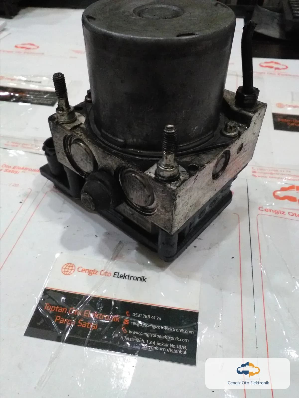Bosch Peugeot 307, Citroën C4 ABS Beyini / ABS Hidrolik Blok ve Beyin Komple Ünite - 0265231486 - 0 265 800 395
