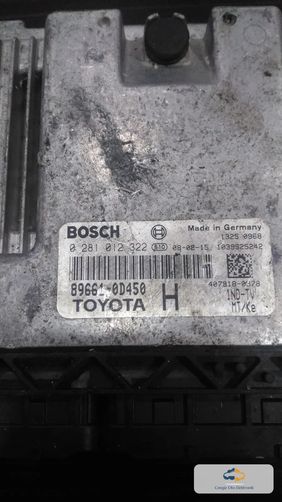 Toyota Toyota Yaris (Yaris II) XP90 / XP9 Motor Beyini (ECU / Motor Kontrol Ünitesi) - 89661-0D450 - 0 281 012 322